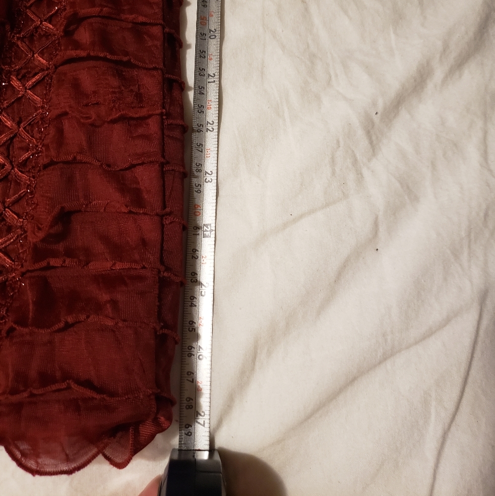 🌹Strapless Red Mini Dress🌹 - Picture 4 of 7